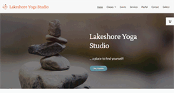 Desktop Screenshot of lakeshoreyoga.com